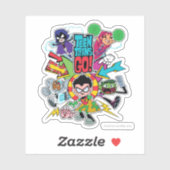 Tien Titans gaan! | Team Arrow Graphic Sticker (Vel)