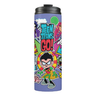 Tien Titans gaan! | Team Arrow Graphic Thermosbeker