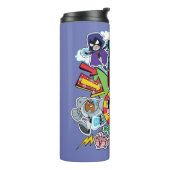 Tien Titans gaan! | Team Arrow Graphic Thermosbeker (Gedraaid links)