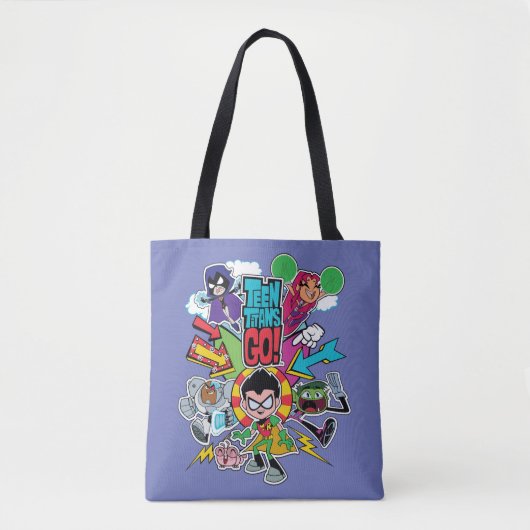 Tien Titans gaan! | Team Arrow Graphic Tote Bag (Voorkant)