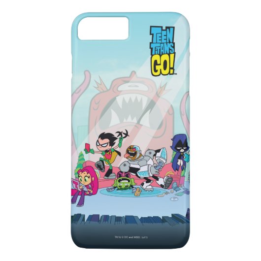 Tien Titans gaan! | Tentacled Monster-benaderingen Case-Mate iPhone Case (Achterkant)