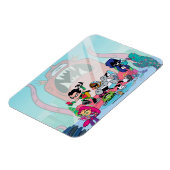 Tien Titans gaan! | Tentacled Monster-benaderingen Magneet (Linkerzijde)