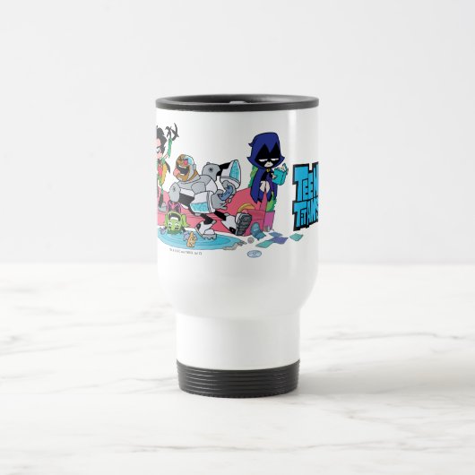 Tien Titans gaan! | Tentacled Monster-benaderingen Reisbeker (Center)