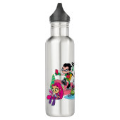 Tien Titans gaan! | Tentacled Monster-benaderingen Waterfles (Links)