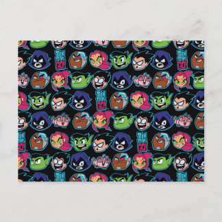 Tien Titans gaan! | Titans Head Pattern Briefkaart