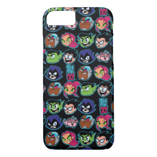 Tien Titans gaan!   Titans Head Pattern Case-Mate iPhone Case