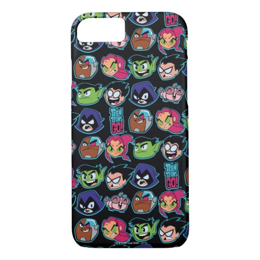 Tien Titans gaan! | Titans Head Pattern Case-Mate iPhone Case (Achterkant)