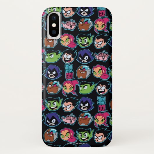 Tien Titans gaan! | Titans Head Pattern Case-Mate iPhone Case (Achterkant)