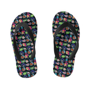 Tien Titans gaan! Titans Head Pattern Kinder Teenslippers