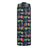 Tien Titans gaan! | Titans Head Pattern Thermosbeker (Voorkant)