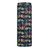 Tien Titans gaan! | Titans Head Pattern Thermosbeker (Achterkant)