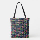 Tien Titans gaan! | Titans Head Pattern Tote Bag (Achterkant)