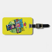 Tien Titans gaan! | Titans Tower Collage Bagagelabel (Voorkant horizontaal)