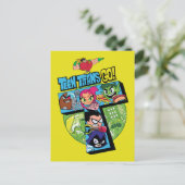 Tien Titans gaan! | Titans Tower Collage Briefkaart (Staand voorkant)