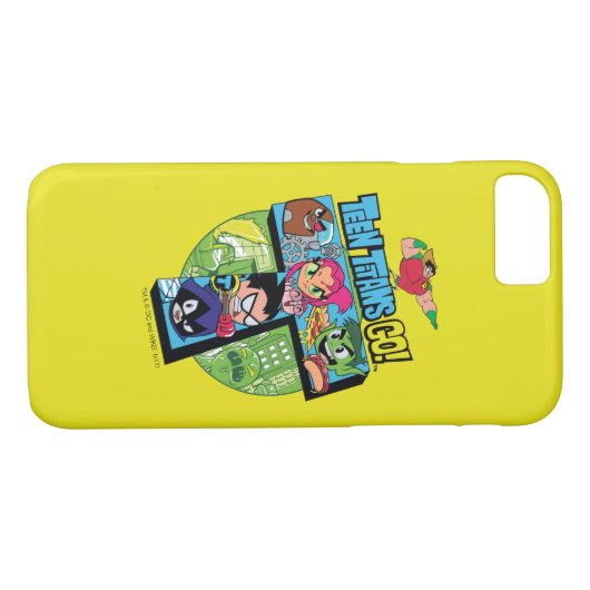 Tien Titans gaan! | Titans Tower Collage Case-Mate iPhone Case (Achterkant (Horizontaal))
