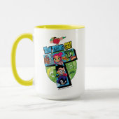 Tien Titans gaan! | Titans Tower Collage Mok (Links)