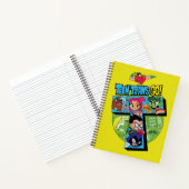 Tien Titans gaan! | Titans Tower Collage Notitieboek (Binnen)