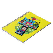 Tien Titans gaan! | Titans Tower Collage Notitieboek (Linkerzijde)