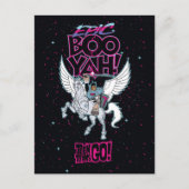 Tien Titans gaan! | Warrior Cyborg Riding Pegasus Briefkaart (Voorkant)