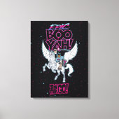Tien Titans gaan! | Warrior Cyborg Riding Pegasus Canvas Afdruk (Voorkant)