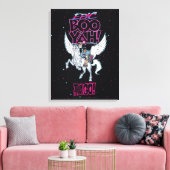 Tien Titans gaan! | Warrior Cyborg Riding Pegasus Canvas Afdruk (Insitu (Woonkamer))