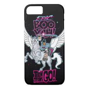 Tien Titans gaan!   Warrior Cyborg Riding Pegasus Case-Mate iPhone Case