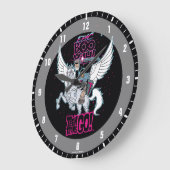 Tien Titans gaan! | Warrior Cyborg Riding Pegasus Grote Klok (Hoek)