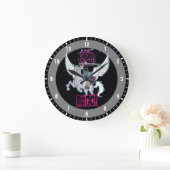 Tien Titans gaan! | Warrior Cyborg Riding Pegasus Grote Klok (Huis)