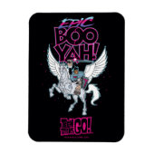 Tien Titans gaan! | Warrior Cyborg Riding Pegasus Magneet (Verticaal)