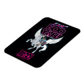 Tien Titans gaan! | Warrior Cyborg Riding Pegasus Magneet (Linkerzijde)