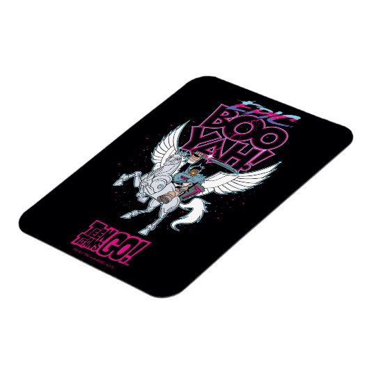 Tien Titans gaan! | Warrior Cyborg Riding Pegasus Magneet (Linkerzijde)