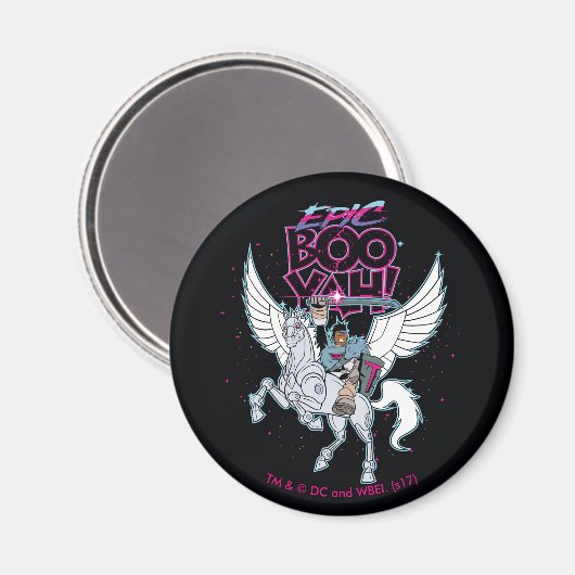 Tien Titans gaan! | Warrior Cyborg Riding Pegasus Magneet (Voorkant / Achterkant)