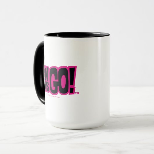 Tien Titans gaan! | Warrior Cyborg Riding Pegasus Mok (Voorkant links)