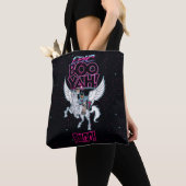 Tien Titans gaan! | Warrior Cyborg Riding Pegasus Tote Bag (Dichtbij)