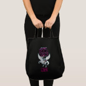 Tien Titans gaan! | Warrior Cyborg Riding Pegasus Tote Bag (Voorkant (product))
