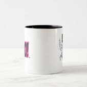 Tien Titans gaan! | Warrior Cyborg Riding Pegasus Tweekleurige Koffiemok (Center)