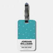 Tien Titans gaan! | "We Ride" Retro Moto Graphic Bagagelabel (Achterkant verticaal)