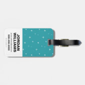 Tien Titans gaan! | "We Ride" Retro Moto Graphic Bagagelabel (Achterkant horizontaal)