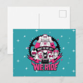 Tien Titans gaan! | "We Ride" Retro Moto Graphic Briefkaart (Voorkant / Achterkant)