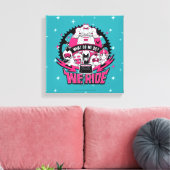 Tien Titans gaan! | "We Ride" Retro Moto Graphic Canvas Afdruk (Insitu (Woonkamer))