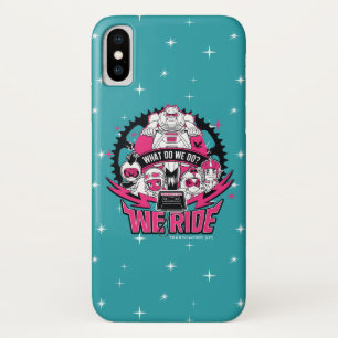 Tien Titans gaan! "We Ride" Retro Moto Graphic Case-Mate iPhone Case