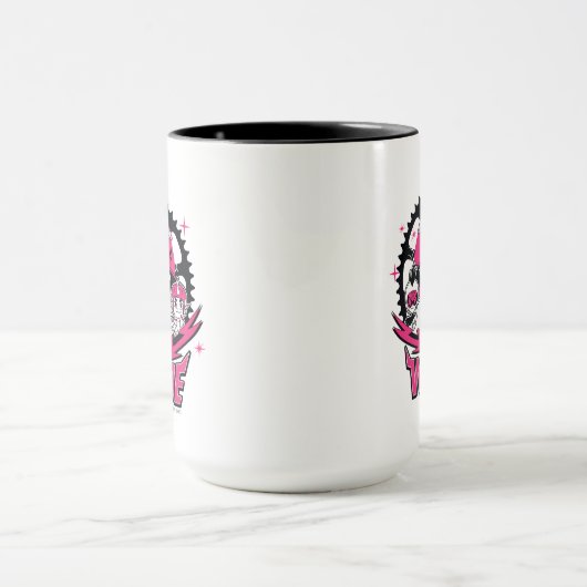 Tien Titans gaan! | "We Ride" Retro Moto Graphic Mok (Midden)