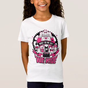 Tien Titans gaan! "We Ride" Retro Moto Graphic T-shirt