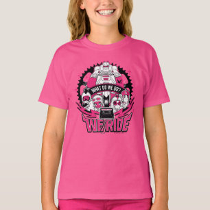 Tien Titans gaan! "We Ride" Retro Moto Graphic T-shirt
