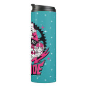 Tien Titans gaan! | "We Ride" Retro Moto Graphic Thermosbeker (Geroteerd rechts)