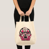 Tien Titans gaan! | "We Ride" Retro Moto Graphic Tote Bag (Voorkant (product))