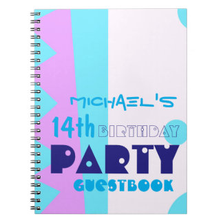Tien van de 14e verjaardag van het Guestbook van d Notitieboek