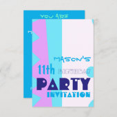 Tien van de elfde verjaardag van de Monster Kaart (Voorkant / Achterkant)