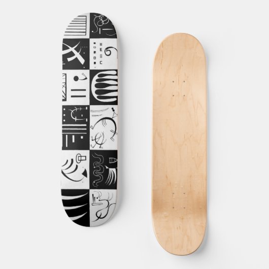 Tien van dertig | Wassily Kandinsky | Persoonlijk Skateboard (Voorkant)