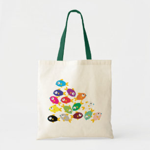 Tien vissen tote bag